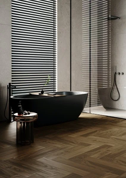 Паркетная доска Quartz Parquet Английская Ёлка Орех Американский 33-400-29 в Казани