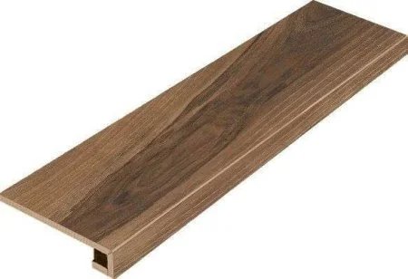 Керамогранит Italon Мезон Волнат ступень угловая правая 330*1200 в Казани