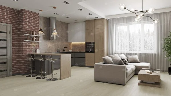 Каменно-полимерная плитка Alpine Floor Solo Ленто ECO 14-5, 3,5 мм 34 класс в Казани