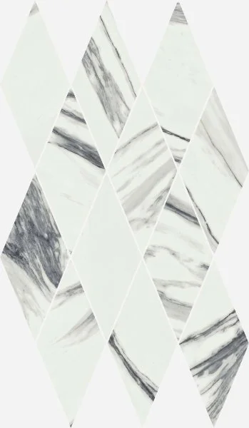 Керамогранит Italon Шарм Делюкс Статуарио Фантастико 28х48 мозаика Даймонд (Люкс) в Казани