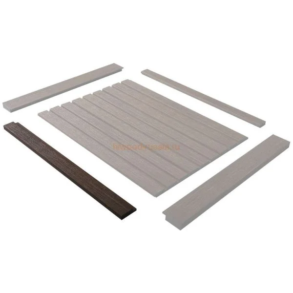 Финишный молдинг LF124A BR396 правый декорированный (42х12х2700мм) в Казани