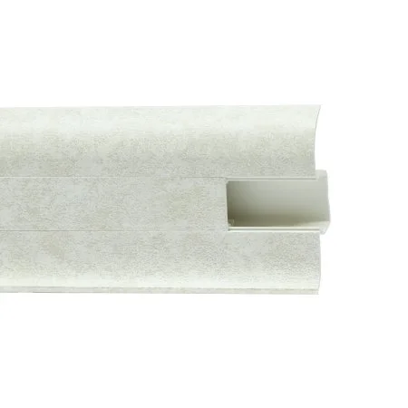 Пластиковый плинтус Royce №860 Белый Кварц (58х22х2200мм) в Казани