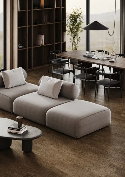 Паркетная доска Quartz Parquet Штучный паркет Дуб Брауни 44-413 в Казани