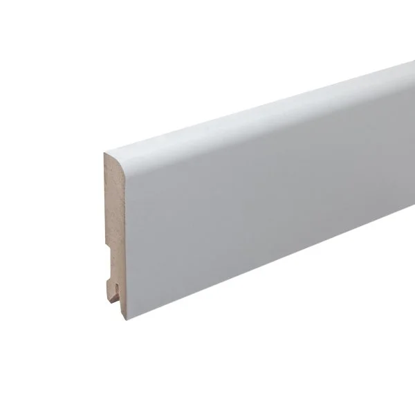 Плинтус MDF Bonkeel 24116 Белый (80х16х2400 мм) в Казани