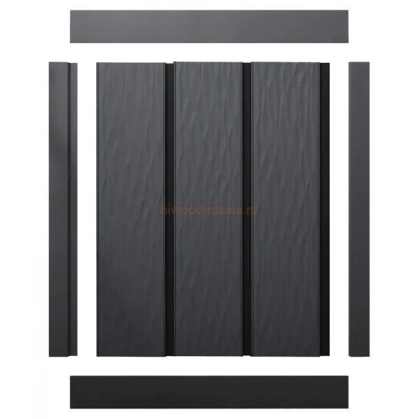 Финишный молдинг LF124A GR15K правый декорированный (42х12х2700мм) в Казани