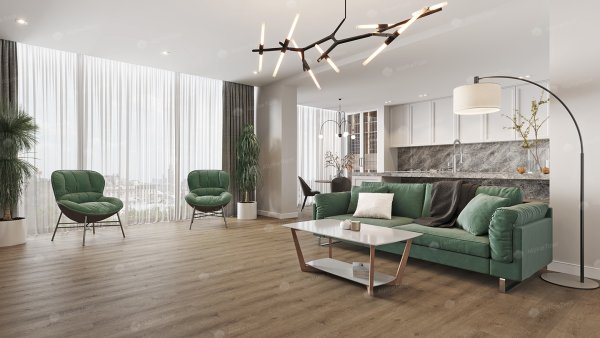 Каменно-полимерная плитка Alpine Floor Solo Plus Ларгетто ЕСО 14-301, 4 мм, 43 класс в #REGION_NAME_DECLINE_PP#